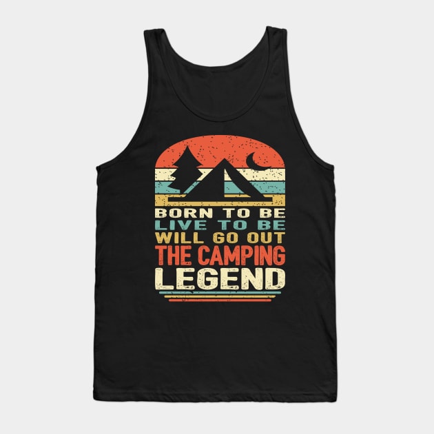 The Camping Legend Tank Top by pa2rok